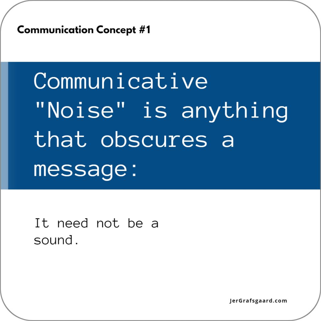 Communication Concept Number One