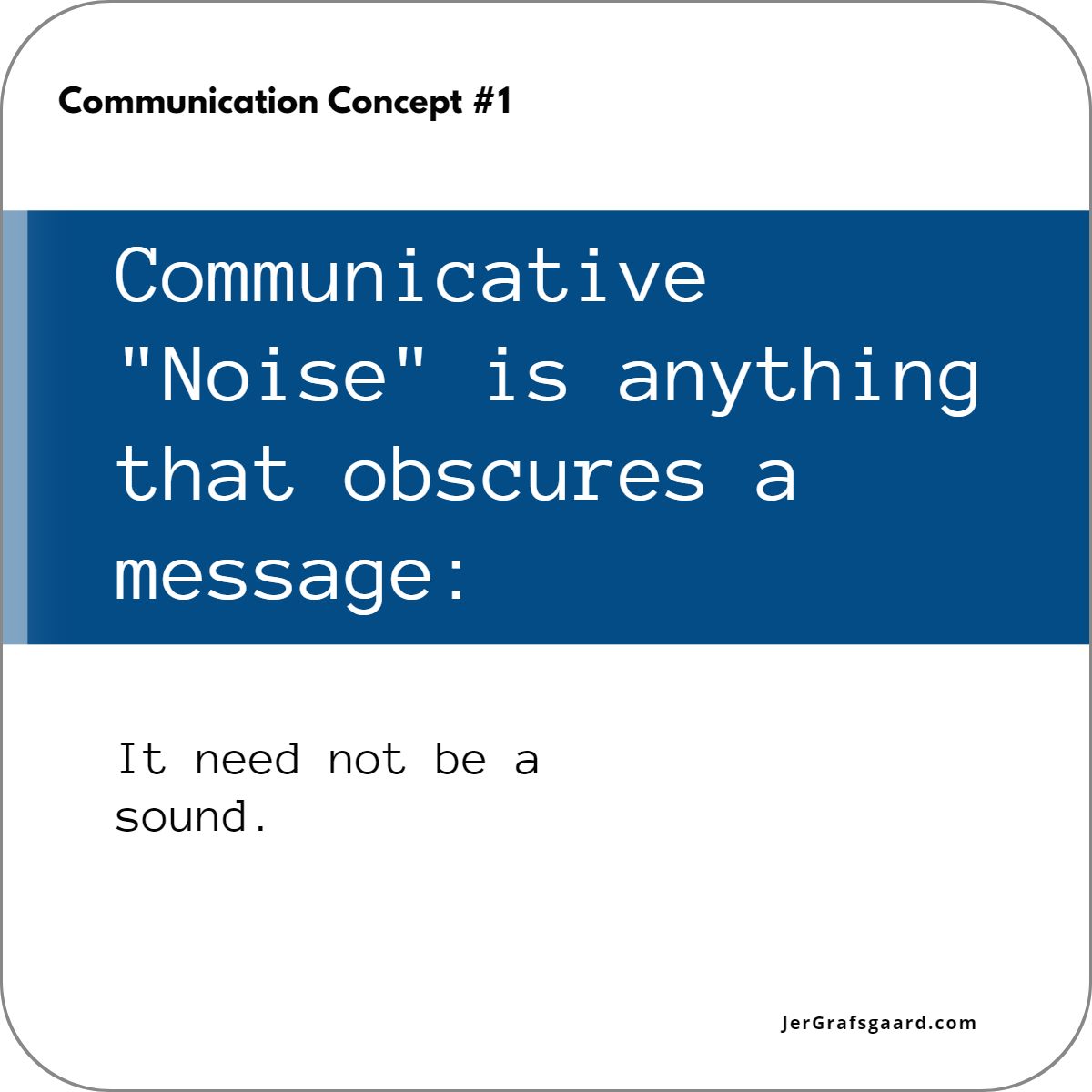 Communication Concept #1