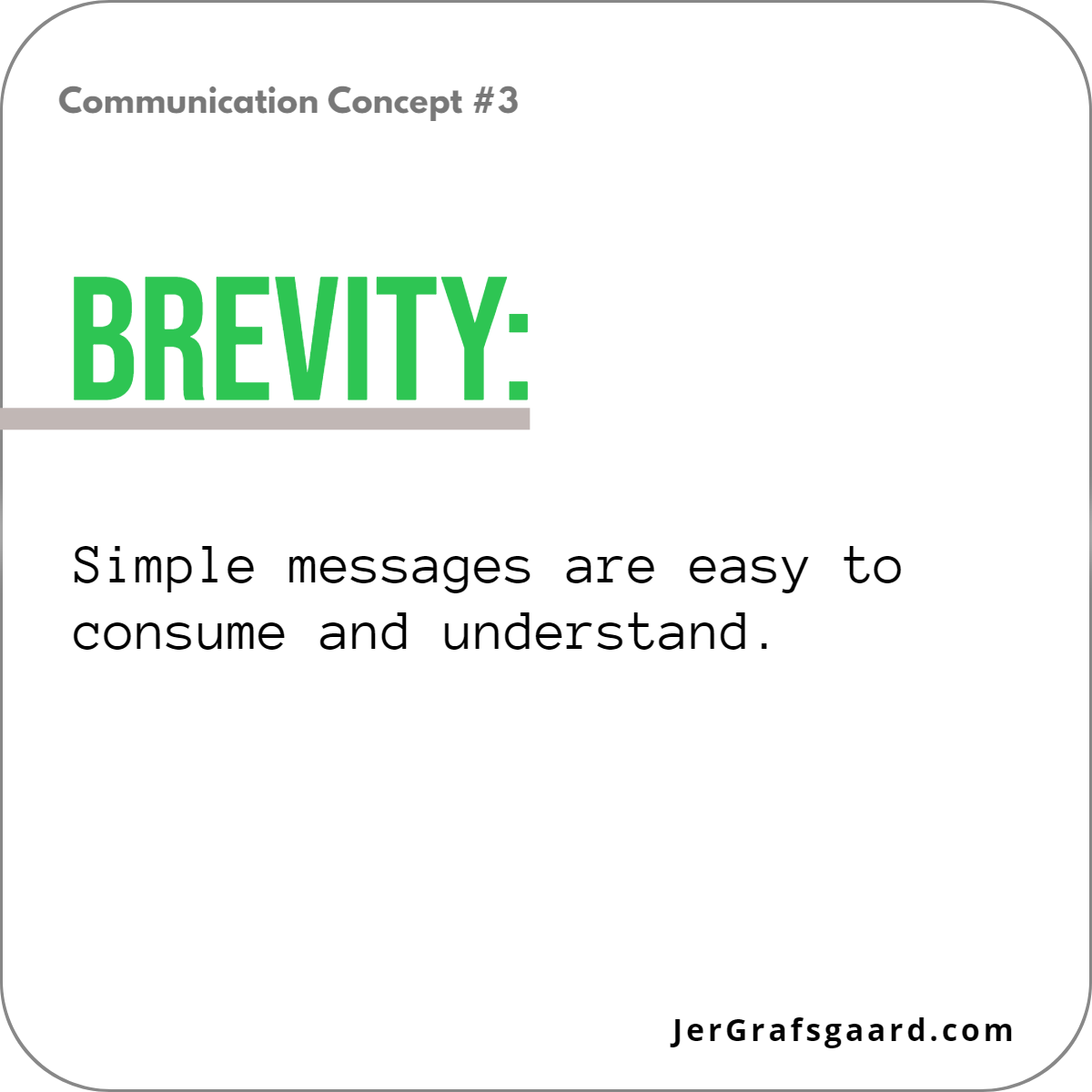 Communication Concept #3