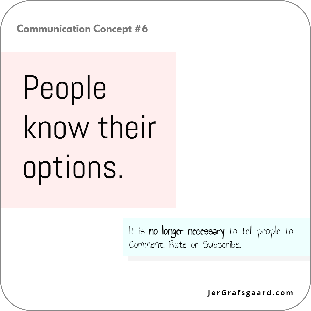 Communication Concept #6
